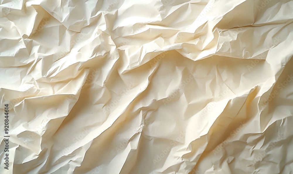 Aufkleber background of crumpled paper with wrinkles creating depth and texture