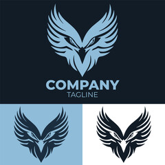  eagle logo with several color variants.