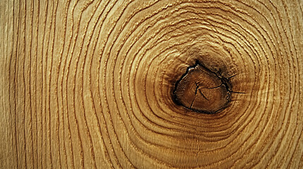 Fototapeta premium Close-up of Wood Grain with Knot