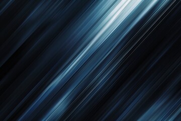 Abstract diagonal lines with blue and black gradient.