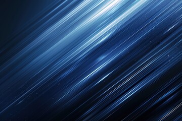 Fototapeta premium Abstract diagonal lines with blue glow.