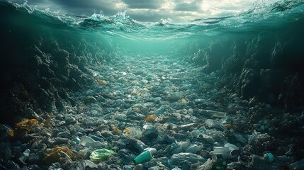 Fototapeta premium Many seas, the impact of natural disasters