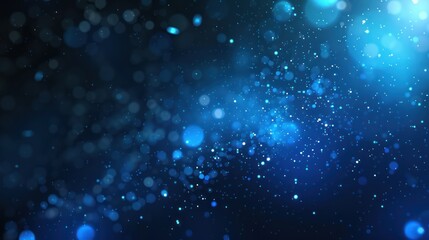 Obraz premium Blue Abstract Background With Sparkle Effect