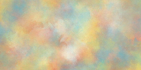 Colorful and bright watercolor background texture with grunge watercolor splashes, Abstract bright and shinny lovely soft color watercolor background, Beautiful and light color colorful background.
