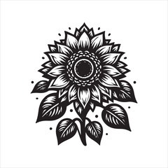 Sunflower Illustration