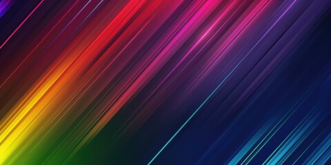 Abstract Rainbow Stripes