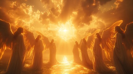 Seven Angels Stand Before God and They Are Given Seven Trumpets, Prophecy from the Book of Revelation