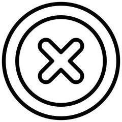 Obraz premium Cross icon