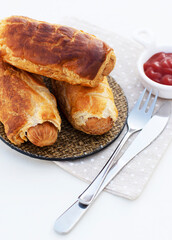 Rolled Hot Dog Sausages