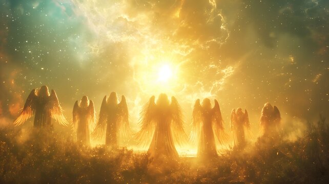 Seven Angels Stand Before God and They Are Given Seven Trumpets, Prophecy from the Book of Revelation