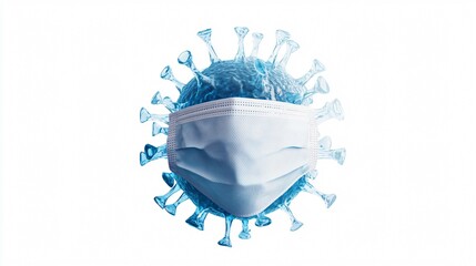 Novel coronavirus   2019 nCoV. Protective medic