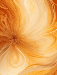 abstract orange background - abstract dark orange waves background - Generative AI