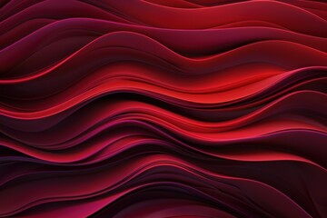 Obraz premium Vibrant abstract background with flowing purple, orange, and pink silk-like fabric textures creating a smooth, wavelike pattern.. Beautiful simple AI generated image