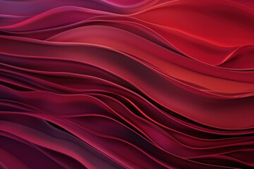 Obraz premium red fluid, silk background - 3D Render. Beautiful simple AI generated image