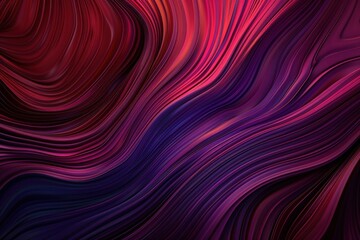 Fototapeta premium red fluid, silk background - 3D Render. Beautiful simple AI generated image