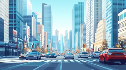 Naklejka premium traffic