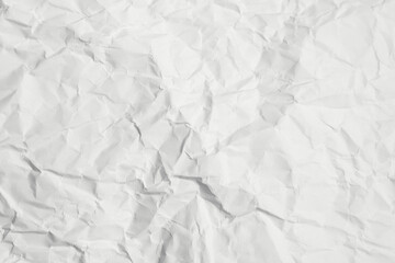 White Paper Texture background. Crumpled white paper abstract shape background for text. Creative background with scattered overlay of crumpled papers.
