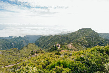 Obraz premium The highest peak of Madeira Pico Ruivo