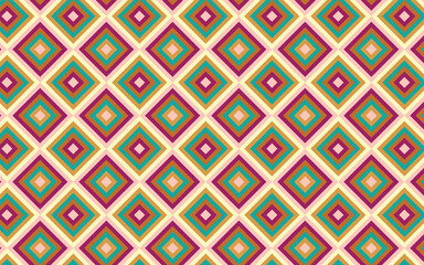 Illustration pattern  retro pink, orange, green color for background or wallpaper, carpet, fabric. png.
