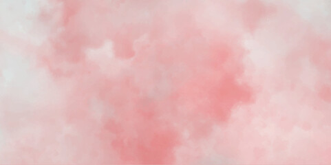 Natural shiny and soft light watercolor blurry cloudy pink fluffy view sky wallpaper texture. Colorful beautiful sky pink color light grunge, wall background.	
