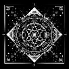 Naklejka premium Vector round floral monochrome classic ornament. Greek meander. Patterns of Greece and ancient Rome. European border in a circle.