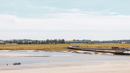 Le Mont-Saint-Michel Abbey in Normandy, France