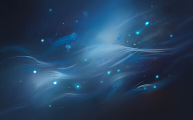 blue background with stars digital art for card decoration illustration