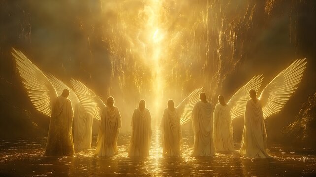 Angels Stand Before God, Prophecy from the Book of Revelation
