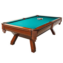PNG Pool table with balls ready for a game