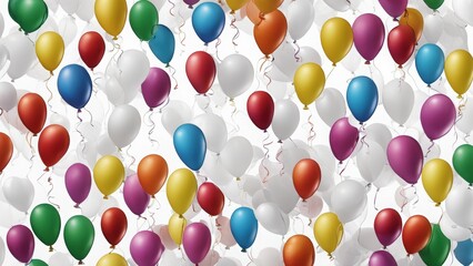 colorful balloons background