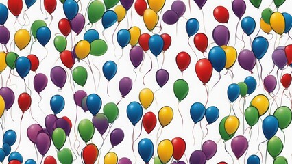 colorful balloons background