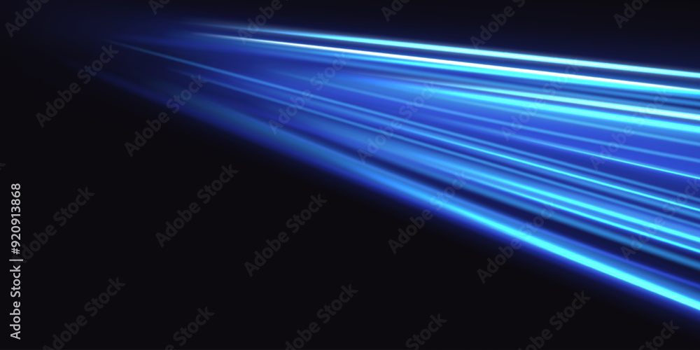 Aufkleber big data traffic visualization, dynamic high speed data streaming traffic. vector glitter light fire