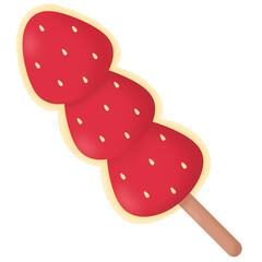 Strawberry drip syrup.