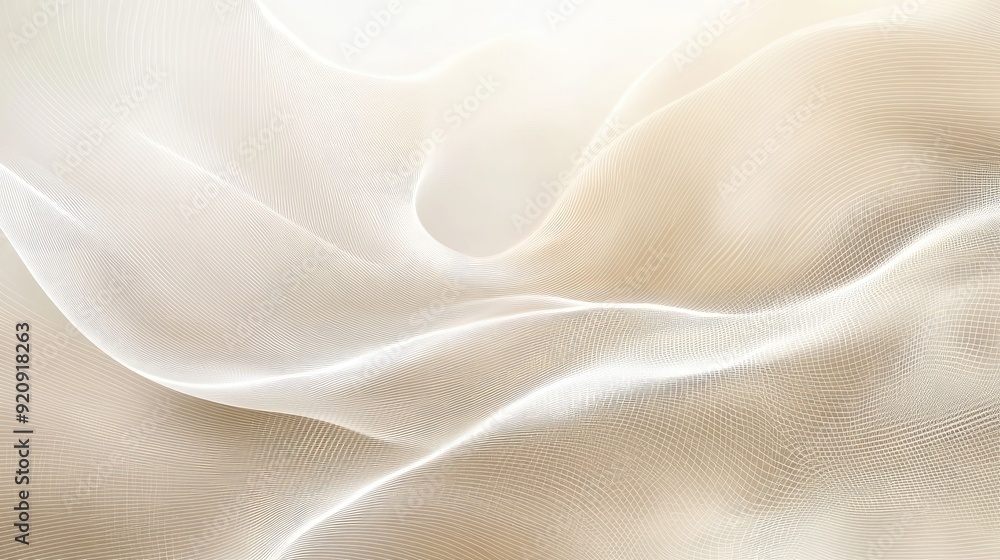 Poster elegant abstract line paper design with a subtle grid of delicate lines and a soft gradient, creatin