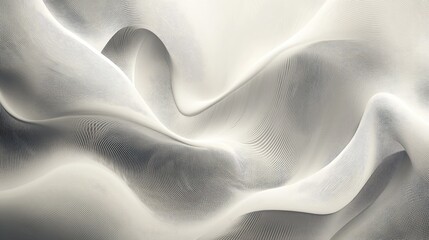 Obraz premium Elegant abstract line paper design with intricate, intertwining lines on a subtle background, creating a sophisticated and refined look