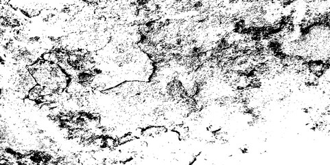 Vector black and white damaged old blank cracked scratch wall grunge dirty dust urban overlay black and white distress grainy effect texture.	
