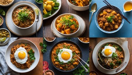 food in the restaurant