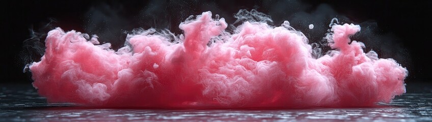 A chaotic and mesmerizing dance of particles colliding and releasing energy resembling an intricate kaleidoscope.