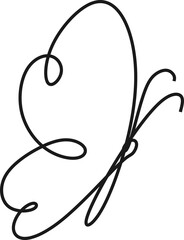 Monoline Butterfly