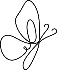 Monoline Butterfly