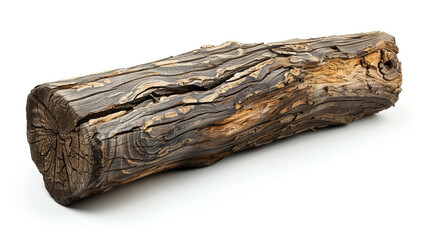 log isolated on white background