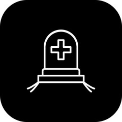 Obraz premium Graveyard Icon Design