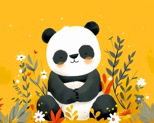 Cute_panda_illustration_playful_and_adorable_bright_colours