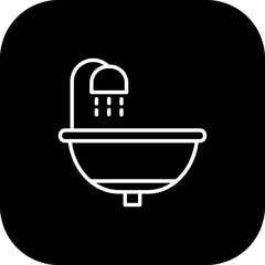 Bathtub Icon Design