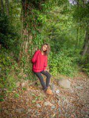 Portrait of young and beautiful girl