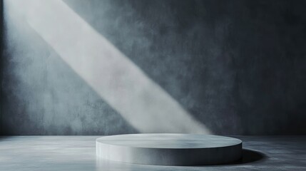 Minimalistic one-color studio background with ample copy space, perfect for showcasing products in a sleek, modern setting.