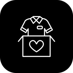 Clothes Donation Icon Design