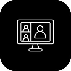 Virtual Meeting Icon Design