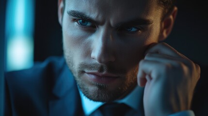 Fototapeta premium Confident Businessman in a Suit