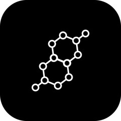 Molecular Structure Icon Design